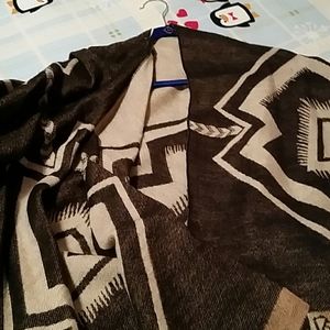 Aztec print shawl